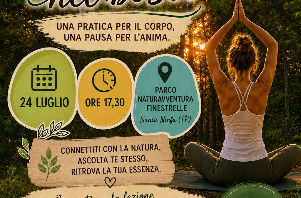 Yoga nel bosco e aperitivo