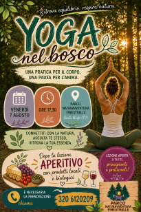 Yoga nel Bosco venerdì 7 agosto